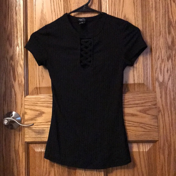 Rue 21 black tee - Picture 1 of 3